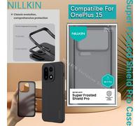 Nillkin For OnePlus 15 Super Frosted Shield Pro Case TPU PC back shell hardness Shockproof protective protective case Black