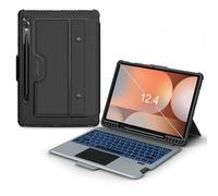 Nillkin for Samsung Galaxy Tab S9+ Plus Detachable Keyboard Case with 7 Backlit, Kickstand, Trackpad, S Pen Holder, for Samsung Tablet S10 Plus Keyboard Case, S9+ 5G Tablet Case 12.4''