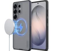 Nillkin for Samsung S26 Ultra Phone Case,Translucent Matte Back Pro S26 Ultra Case with MagSafe,Military-Grade Protection,Slim Fit Shockproof Protective Case for Samsung Galaxy S26 Ultra Clear Black