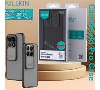 Nillkin For Xiaomi 15T Pro/Mi 15T 5G hard shell CamShield Pro Case Clear Black TPU+PC Lens sliding window cover phone case shell Xiaomi 15T 5G