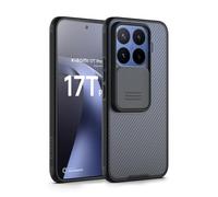 Nillkin for Xiaomi 17T Pro Case,Slide Camera Cover,Transparent Black | 5000+ Slide Tests, Lens Protection, Shockproof PC+TPU, Air-Cushioned Corners, Anti-Slip Grip