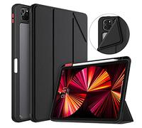 Nillkin iPad Pro 11 2021/2020 Case with Pencil Holder, PU Leather Protective Stand Cover with Auto Wake/Sleep, Black