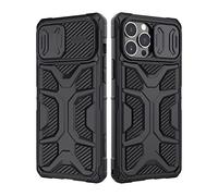 Nillkin iPhone 13 Pro Max Case with Camera Cover, Military Grade Case with Slide Camera Lens Protection, Shockproof Armor Case for iphone 13 pro Max 6.7 inch, Black