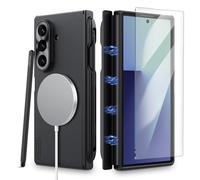 Nillkin Magnetic Case for Galaxy Z Fold 7 with S Pen,Hinge Protection,Compatible with Magsafe,Built-in Screen Protector,Detachable S Pen Slot,Slim Fit Protective Case for Samsung Galaxy Z Fold 7,Black