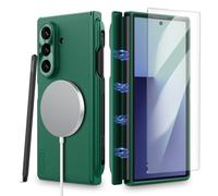Nillkin Magnetic Case for Galaxy Z Fold 7 with S Pen,Hinge Protection,Compatible with Magsafe,Built-in Screen Protector,Detachable S Pen Slot,Slim Fit Protective Case for Samsung Galaxy Z Fold 7,Green
