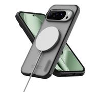Nillkin Magnetic Case for Google Pixel 10 Pro XL, Built-in Magnets, Compatible with MagSafe, Thin Slim Fit, Shockproof Protective, TPU+PC Dual Protection for Pixel 10 Pro XL Case, Transparent Black
