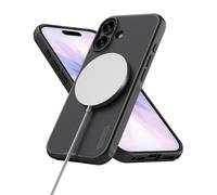 Nillkin Magnetic Case for iPhone 17 6.3'' 2025, Compatible with MagSafe, Military Grade Drop Tested, Hard PC+Soft TPU Bumper, Shockproof Slim Fit Cover, Frosted Shield Pro Case for iPhone 17, Black