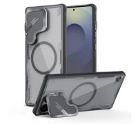 Nillkin Magnetic for Galaxy S25 Ultra Case Clear, Compatible with Magsafe, Never Yellow & Biodegradable Material, Translucent Case with Kickstand & Camera Cover for Samsung Galaxy S25 Ultra, Black