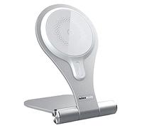 Nillkin Magnetic Wireless Charger Compatible with MagSafe- Adjustable Wireless Magnetic Charging Stand for iPhone 13 Pro Max/13 Pro/13/13 Mini/iPhone 12 Pro Max/12 Pro/12/MagSafe, Silver