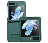 Nillkin Qin Leather Book Case Cover for Samsung Galaxy Z Flip5 5G - Dark Green