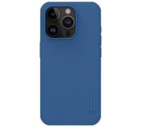 Nillkin Super Frosted Shield Case Compatible with Apple iPhone 15 Pro Max Blue