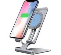 Nillkin Wireless Charger, Fast Charger Stand or Charging Pad, for Samsung Galaxy S24 S23 S22 S21 Ultra/FE, for iPhone 15 14 13 12 11 Plus/Pro/Pro Max, For Xiaomi12/13/14/pro-Gray
