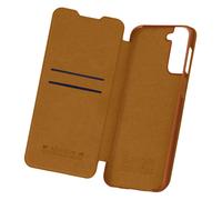 Nillkinn Series flip wallet case, card slot Galaxy S21 Plus- brown