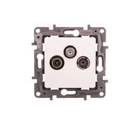 NILOE RTV SAT Antenna Socket Passage 14dB White 764564