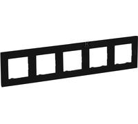 NILOE STEP 863595 5-Gang Frame Black