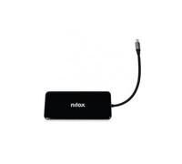 Nilox, 12 in 1 USB-C Hub, Docking Station, Slim Structure, Plug & Play