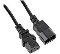 Nilox 3m C13 - power cables (C13 coupler, C14 coupler, Male/Female, Black)