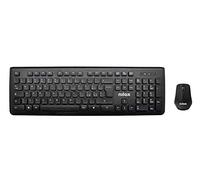 Nilox Kit Keyboard + Mouse Wireless, Black