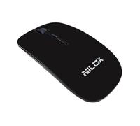 Nilox Mouse Wireless, with 4 buttons for Windows and Mac, 1600 DPI, Black