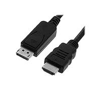 Nilox nx090208102 DisplayPort HDMI Black Cable Adapter - (DisplayPort Cable Adapter, HDMI, MALE/MALE, BLACK)