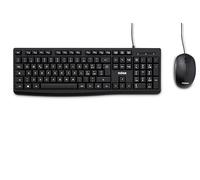 Nilox NXKMIT0012 USB Keyboard and Mouse Italian Layout Keyboard Mouse with Optical Sensor 1200 DPI Compatible with Windows, Linux, Mac