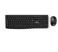 Nilox NXKMWIT012 10M Wireless Keyboard and Mouse Set Italian Layout Keyboard Mouse with 1600 DPI Optical Sensor Compatible with Windows, Linux and Mac