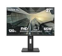 Nilox NXM27REG12065 Professional Monitor 27" IPS Full HD, Frequency 120Hz, USB-C 65W, Height Adjustable