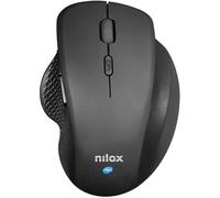 Nilox NXMOWI3001 Wireless Optical Ergonomic Mouse USB Receiver 3200 DPI Black