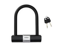 Nilox U-Shape Bicycle Chain Anti-Theft and Burglar Protection Cable High Quality Scratch and Cut Resistant 2 Keys Included