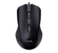 Nilox Wired USB Mouse, Black Brand