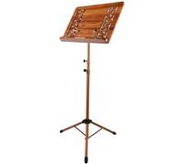 NILoykg& Conductor Music Stand,Folding Sheet Music Stands/Wooden Sheet Music Organizer Height Adjustable for Various Performance Scenes,A