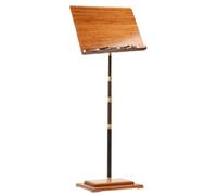 NILoykg& Conductor Music Stand,Folding Sheet Music Stands/Wooden Sheet Music Organizer Height Adjustable for Various Performance Scenes,I