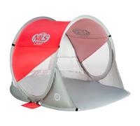 NILS CAMP NC3142 Self-Placing Beach Tent Red-Gray