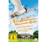 NILS HOLGERSSONS WUNDERBARE REISE - DIE VIERTEILIG - LAGERLOEF,SELMA 3 DVD NEW