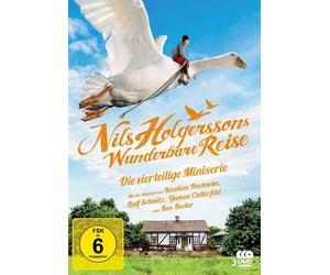 NILS HOLGERSSONS WUNDERBARE REISE - DIE VIERTEILIG - LAGERLOEF,SELMA 3 DVD NEW
