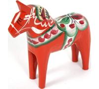 Nils Olsson Hemslojd Ab Traditional Wooden Swedish Dala Horse - Red 4" (10cm)