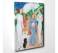 Nils von Dardel Svarta Diana Canvas Print | Gallery Wrapped 30mm Frame Wall Art | 30x20 inches | Ready to Hang | Modern Picture | Living Room Bedroom Lounge Office