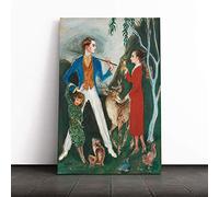 Nils von Dardel The Dying Dandy Canvas Print | Gallery Wrapped 30mm Frame Wall Art | 24x16 inches | Ready to Hang | Modern Picture | Living Room Bedroom Lounge Office