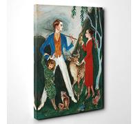 Nils von Dardel The Dying Dandy Canvas Print | Gallery Wrapped 30mm Frame Wall Art | 30x20 inches | Ready to Hang | Modern Picture | Living Room Bedroom Lounge Office