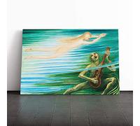 Nils von Dardel Water Spirit Canvas Print | Gallery Wrapped 30mm Frame Wall Art | 20x14 inches | Ready to Hang | Modern Picture | Living Room Bedroom Lounge Office