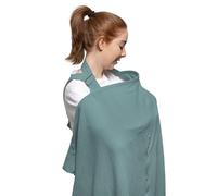 Nilsa Muslin Nursing Cover for Baby Breastfeeding, Nursing Apron, Multifunctional Carseat Canopy (Apron, Mint Green)