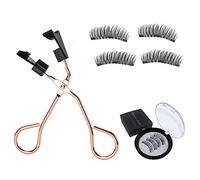 NILSTOREY Magnetic Lashes Clip, Premium Magnetic Lash Applicator Tool Magnetic Eyelashes Clip Easily Apply Magnetic Lashes Tools with a Pair of 3D Magnets Reusable False Lashes