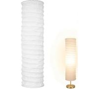 Niltracy Lamp Shade, 1pc Standing Floor Lamp Shades Foldable Paper Floor Lampshade Replacement Making Light Soft for Home, Bedroom Light Accessory