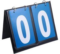Niltracy Score Flipper Basketball Score Keeper Table Top Scoreboard Portable 2-Digit Scoreboard for Sports Match Daily Use Outdoor Outside