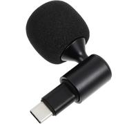 Niltracy USB-C Mini Microphone, Black, 16Hz-20KHz, Omnidirectional, USB Powered, Compatible with Smartphone, Laptop, Tablet, Gaming, Live Streaming, Voice Call, Video, Broadcast