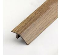 NILZA Floor Transition Strip For Wood To Tile 0.5"-0.7" Height, PVC Threshold Strip Floor Edging Trim Strip, Thresholds Cover Strips For Doorways Flooring, Vintage Style (Color : C)