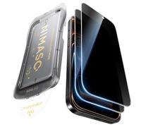 NIMASO for iPhone 17 Pro Max Screen Protector Privacy 6.9-Inch, Dust-free Instant Installation, 9H Hardness Anti-Spy Tempered Glass Military Grade Shatterproof, Anti-Scratch, 2 Pack