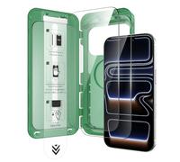 NIMASO for iPhone 17 Pro Screen Protector Full Coverage 6.3-Inch, No Bubbles No Dust Instant Installation, 9H Hardness Tempered Glass Military Grade Shatterproof, Anti-Scratch, 2 Pack