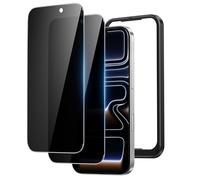 NIMASO for iPhone 17 Pro Screen Protector Privacy 6.3-Inch, 2 Pack 9H Hardness Anti-Spy Tempered Glass Military Grade Shatterproof, Anti-Scratch, with Easy Installation Tool