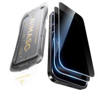 NIMASO for iPhone 17 Pro Screen Protector Privacy 6.3-Inch, Dust-free Instant Installation, 9H Hardness Anti-Spy Tempered Glass Military Grade Shatterproof, Anti-Scratch, 2 Pack